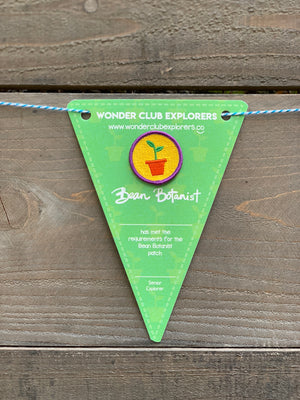 Wonder Club Explorer Bean Botanist Patch