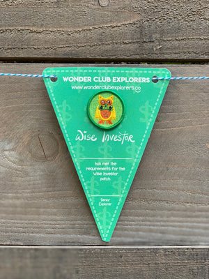 Wise Investor Merit Patch & Pennant