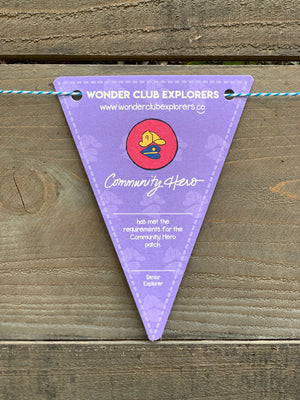 Community Hero Merit Patch & Pennant