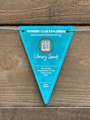 Library Scout Merit Patch & Pennant