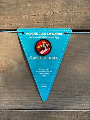 Super Reader Merit Patch & Pennant
